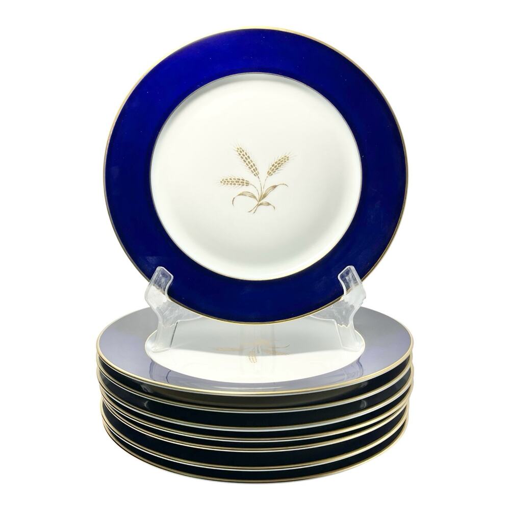 Rosenthal “Dignity” Set of 8 Bone China Dinner Plates 10 1/4”